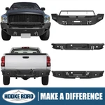 Hooke Road Front Rear Back Bumper Bar W/ Led Light Fit 2006-2008 Dodge Ram 1500. Fixed Price $559.70.
