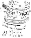 Chrysler Oem 2017-2022 Pacifica Voyager Fascia Support Bracket Left 68229237AC. Fixed Price $17.50.