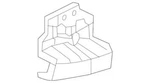 Genuine Hyundai Lower Bracket 86617-2W000. Fixed Price $25.19.