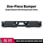 Vrc Complete Rear Bumper Assembly For 2020-2026 Sierra Silverado 2500 3500HD. Fixed Price $469.99.