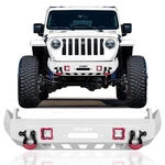 Vijay Steel Front Bumper With Led Lights For 2007-2025 Jeep Wrangler Jk Jl Jt. Fixed Price $279.99.