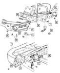 Genuine Mopar 2004-2006 Dodge Durango Front Bumper Fascia 5HP21ZSPAC. Fixed Price $524.87.