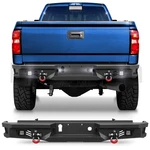 Pofenze Rear Bumper For 2015-2019 Silverado/sierra 2500 3500HD With Sensor Holes. Fixed Price $427.75.