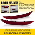 Rear Bumper Reflector Light Lamp Left Right For 2019 2020 2021 Volkswagen Jetta. Fixed Price $18.99.