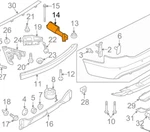 Audi A6 C6 Rear Bumper Right Shock Absorber 4F0807276 05-10 Original. Fixed Price $261.76.