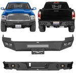 Heavy-duty Front Rear Bumper For 2009 2010 2011 2012 Dodge Ram 1500 W/led Lights. Fixed Price $778.47.
