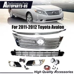 For 2011-2012 Toyota Avalon Front Upper Lower Grille With Fog Lamps+covers Set. Fixed Price $155.99.