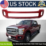 Ruby Red Metallic Steel Front Bumper For 11-2016 F250 F350 F450 Super Duty Truck. Fixed Price $315.85.