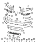 Genuine Mopar Hider Panel Bracket Kit 68340904AA. Fixed Price $47.31.