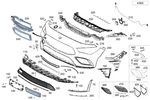 Genuine Mercedes-benz Basic Carrier Bumper 118-885-23-03. Fixed Price $61.75.