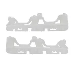 For Lexus NX300 2018-2021 Bumper Cover Support Driver And Passenger Side Pair. Fixed Price $89.18.
