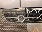 Diamond Look Siliver Front Bumper Grille For Mercedes W205 C250 C300 14-18 Oem. Fixed Price $150.00.