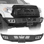 Fit 2014-2021 Toyota Tundra Black Steel Full Width Front Bumper W/led Lights. Fixed Price $459.09.