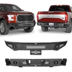 Fit F-150 2015 2016 2017 Truck Steel Front Bumper Rear Bar W/led Lights. Fixed Price $339.48.
