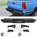 Powder-coated Black Rear Bumper For 88-00 Chevrolet C1500 C2500 K1500 Fleetside. Fixed Price $160.70.