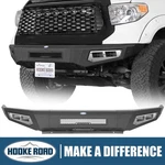 Hooke Road Front Bumper W/ Solid Steel Skid Plate For Toyota Tundra 2014-2021. Fixed Price $499.99.