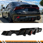 Ctm Design Led Gloss Black Rear Bumper Diffuser For 2014-2016 Lexus IS250 IS350. Fixed Price $185.99.
