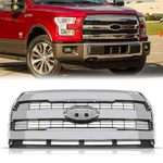 Front Bumper Upper Grille Assembly Chrome 2015 2017 Ford F150 F-150. Fixed Price $215.49.