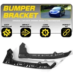 Pair Front Bumper Support Bracket For 2009-2013 Honda Fit Base Dx Lx Sport 09-13. Fixed Price $19.99.