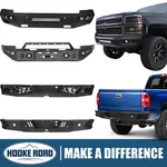 Hooke Off-road Front Or Rear Bumper Fit 2014 2015 Chevrolet Silverado 1500. Fixed Price $949.00.