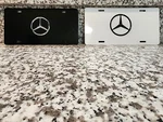 3D Mercedes Benz Star Logo Metal License Plate. Fixed Price $34.97.