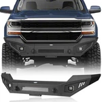 Fit 2016-2018 Chevy Silverado 1500 Heavy Duty Steel Front Bumper W/ Led Light. Fixed Price $359.68.