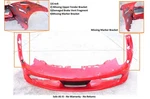 10-14 Ferrari 458 Italia Spider Front Bumper Cover 081368100 81367400 For Parts. Fixed Price $1000.00.