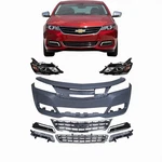 Front Bumper Cover & Grille Headlights Assembly Kit For 2014-2020 Chevy Impala. Fixed Price $699.06.