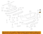 Gm Oem 09-11 Envision Rear Components-bumper Cover Bolt 11609569. Fixed Price $6.52.
