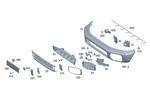 Genuine Mercedes-benz Cover Bumper Area 465-885-94-01. Fixed Price $296.40.