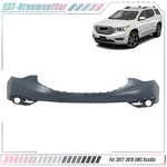 Front Bumper Cover Upper Black 84286368 W/o Holes For 2017-2019 Gmc Acadia. Fixed Price $119.19.