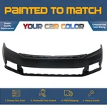 For 2016-2019 Volkswagen Passat; Front Bumper Cover; Exc R-line Painted To Match. Fixed Price $399.00.