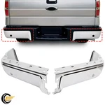 Pair Chrome Lh Rh Rear Bumper End Cap Fit 2009-2014 Ford F150 W/ Sensor. Fixed Price $103.36.