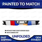New Painted 2014-2018 Chevy Silverado/gmc Sierra 1500 Rear Bumper Assembly Wo Sh. Fixed Price $596.98.