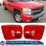 For 2007-13 Silverado 1500 Front Bumper End Cap Covers Victory Red W/ Fog Light. Fixed Price $92.99.