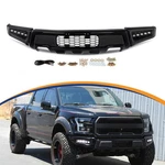 Raptor Style Front Bumper W/led Lights 2015-2017 Ford F150 F-150 Black Steel. Fixed Price $232.51.