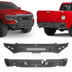 Off-road Steel Front Or Rear Back Bumper W/ Led Lights Fit 2019-2024 Ram 1500. Fixed Price $789.00.