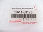 Genuine Oem Toyota Lexus 52611-33170 Front Bumper Energy Absorber 07-10 ES350. Fixed Price $123.83.