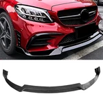 Carbon Fiber Look Front Bumper Lip For 2019-2021 Benz C-class W205 Amg Sport. Fixed Price $74.98.