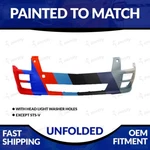 New Painted 2008-2011 Cadillac Sts Unfolded Front Bumper W/ Headlight Wash Holes. Fixed Price $434.98.