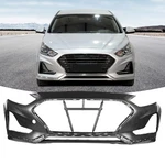 Primed Front Bumper Cover For 2018 2019 Hyundai Sonata HY1000227 86511E6700. Fixed Price $232.99.