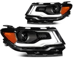 For 2017-21 Jeep Compass Hid/xenon Led Drl Projector Headlight Assembly Pair. Fixed Price $295.99.