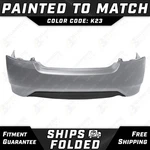 New Painted *K23 Brilliant Silver* Rear Bumper Cover For 2015-2019 Nissan Versa. Fixed Price $390.99.