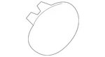 Genuine Mazda Tow Bracket Cover BJT6-50-EK1-9U. Fixed Price $7.70.
