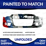 New Painted 2012-2015 Audi A6 Non S-line Unfolded Front Bumper. Fixed Price $183.99.