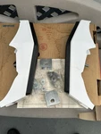 Nos 1973 1980 Chevy Square Body Pick Up Truck White Painted Front Bumper Guards. Fixed Price $399.99.