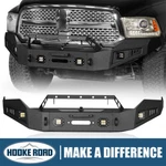 Hooke Road Steel Front Bumper W/winch Plate & Light For 2013-2018 Dodge Ram 1500. Fixed Price $499.26.