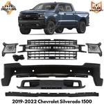 Front Bumper Paintable & Grille Kit For 2019-2022 Chevrolet Silverado 1500. Fixed Price $773.24.