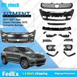 Front Complete Bumper W/ Running Light Fits Jeep Grand Cherokee SRT8 2017-2021. Fixed Price $467.09.