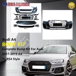 Front Bumper Cover Conversion Kit For 2017-2019 Audi A4 Upgrade To RS4 Style. Fixed Price $497.75.